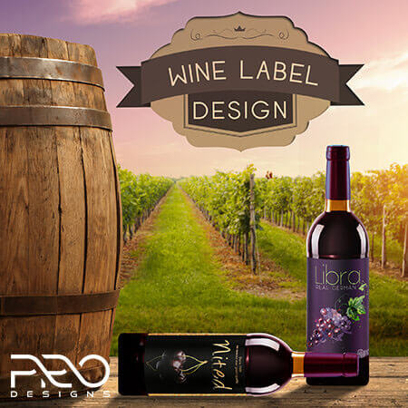 wine label design